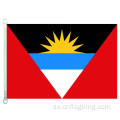100% polyster Autigua och Barbuda bannerflaggor